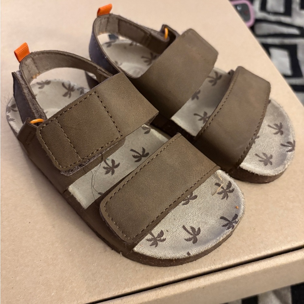 Wonder Nation Tan Kids Sandals